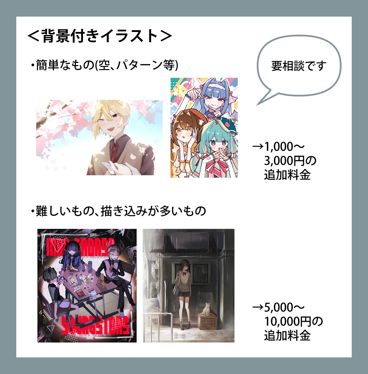 アイコン、一枚絵、立ち絵等何でも描きます 商用利用・絵柄指定OK！サムネ、キービジュアル、ゲーム等に！ イメージ4