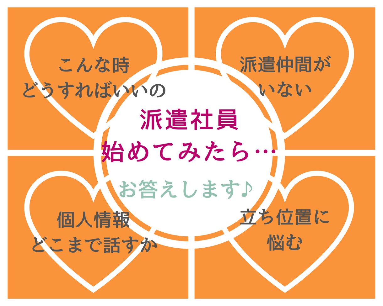 派遣社員って実際どうなの❓️現役派遣OLが答えます 興味はあるけど未経験、初心者さんの不安や疑問を解決します❗ イメージ3
