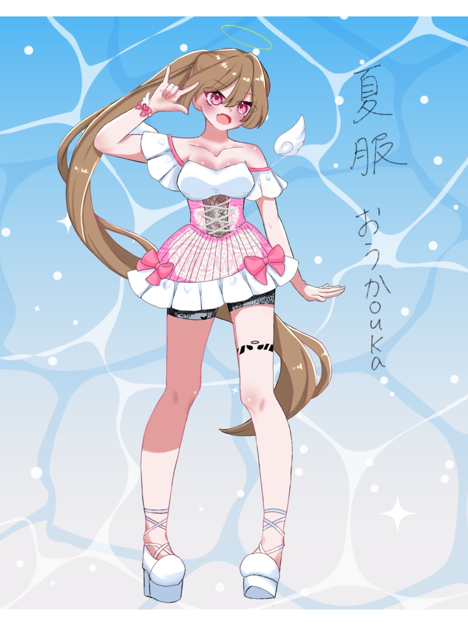 最短即日納品！透明感のある可愛いイラスト描きます ミニキャラ、立ち絵、歌ってみたサムネ、アイコン等最短3日納期 イメージ6