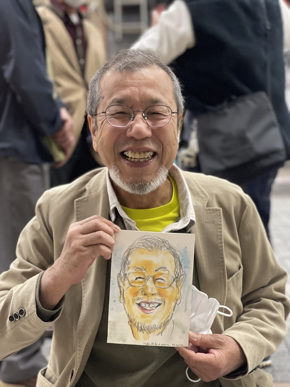 そっくりなデジタル似顔絵作成します ストリート似顔絵師がそっくりの似顔絵を描きます！ イメージ3