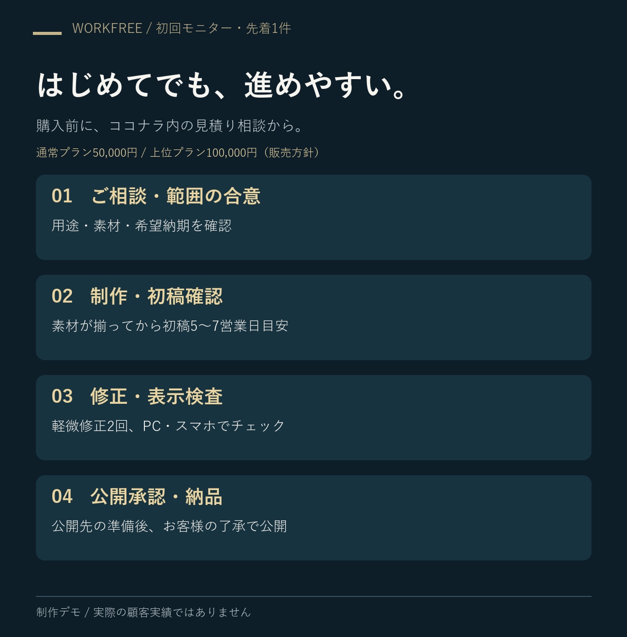 動きとデザインにこだわる高品質なHPを制作します 先着1件・モニター2万円。最大3ページ、公開まで イメージ5