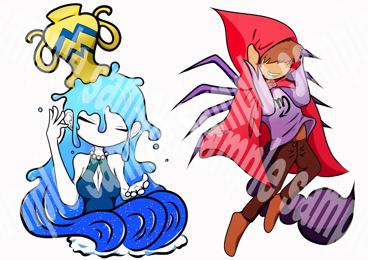 ご依頼に沿ったオリジナルイラストを描きます オリキャラのイラスト化や、愛用品の擬人化などにどうぞ イメージ5