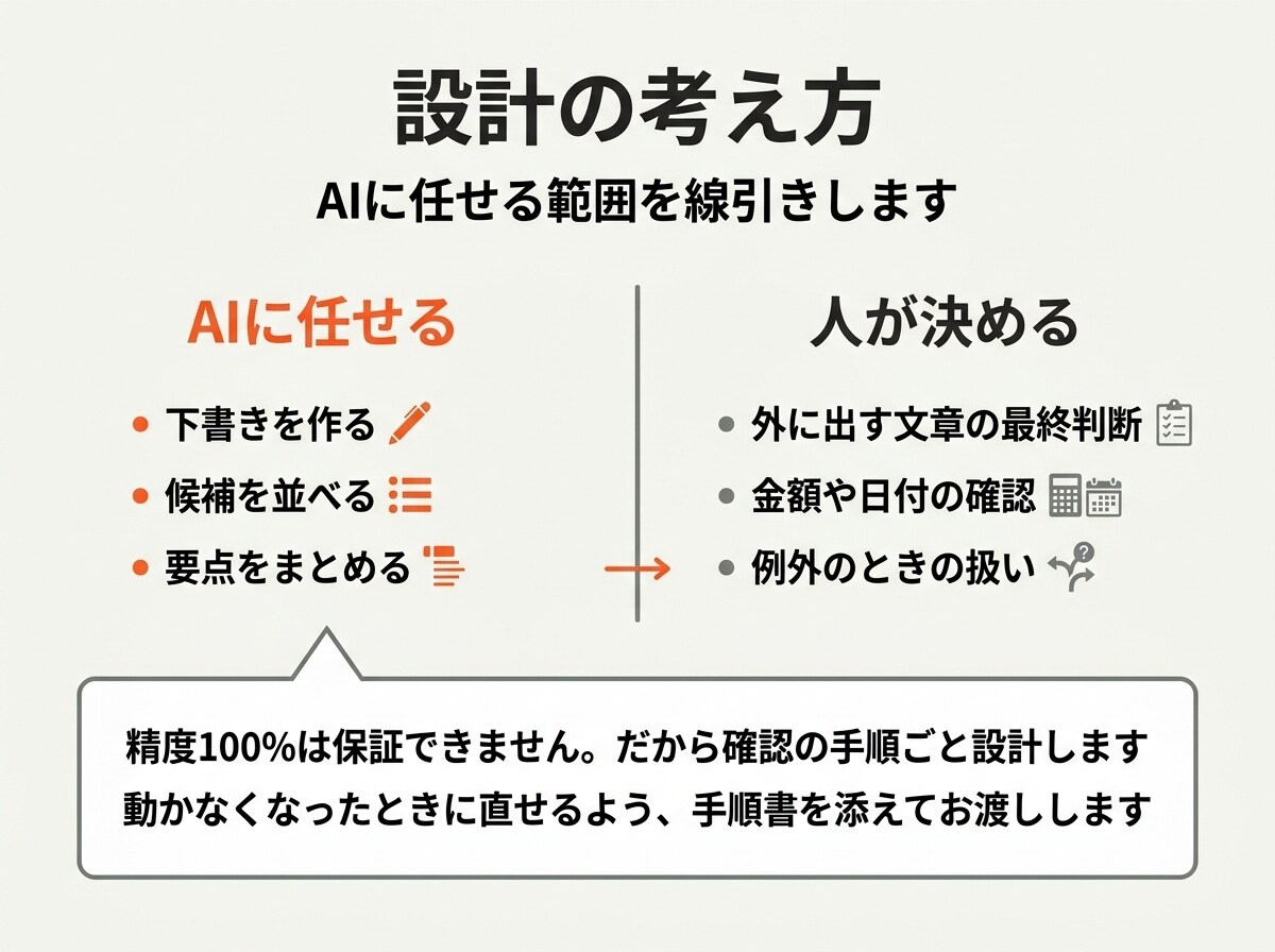 ChatGPT・Claudeを業務に組み込みます 社内文書の検索回答・文章生成・書類読み取りをAPIで実装 イメージ3