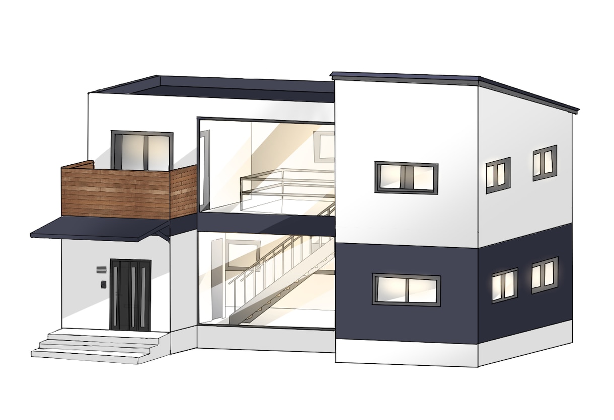クリスタで使用可能な3Dの背景を制作します 建築の専門家があなた専用に制作！ イメージ4