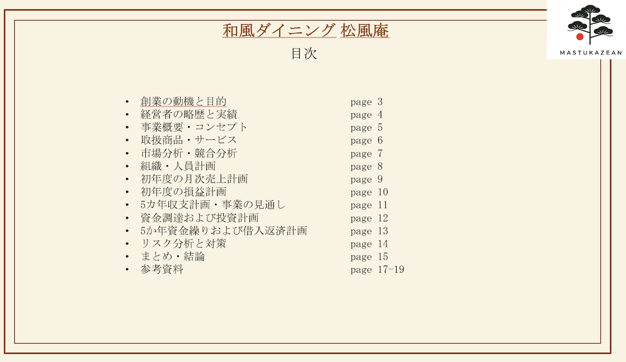 シンプルで網羅性のある事業計画書フレーム提供します その事業計画書、見た目で損していませんか？ イメージ4