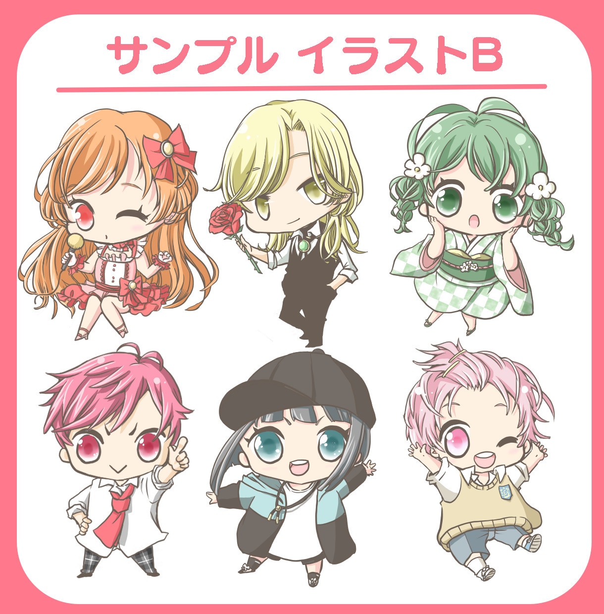 ミニキャライラスト描きます 可愛いミニキャラ作成いたします イメージ8