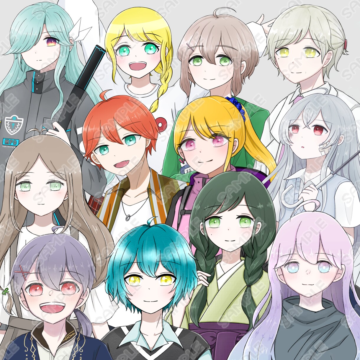 TRPG立ち絵かきます 自分のキャラクターに立ち絵を付けてみませんか？ イメージ1
