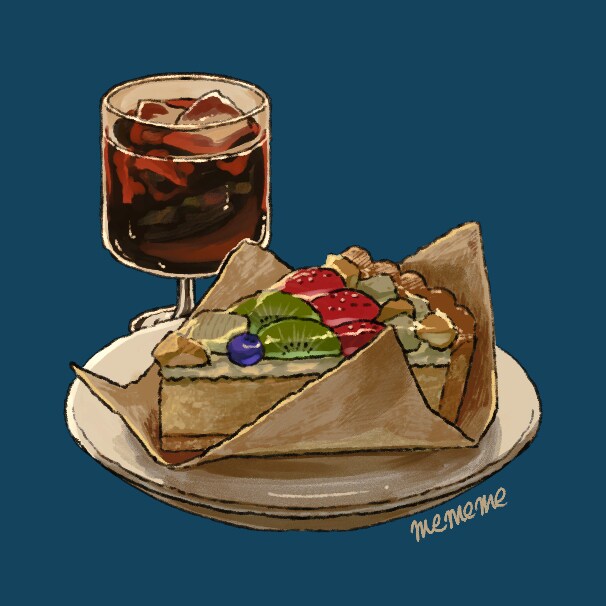レトロかわいい！食べ物イラスト制作します TRPG・SNSアイコン・ゲーム・飲食店のメニューなどに イメージ2