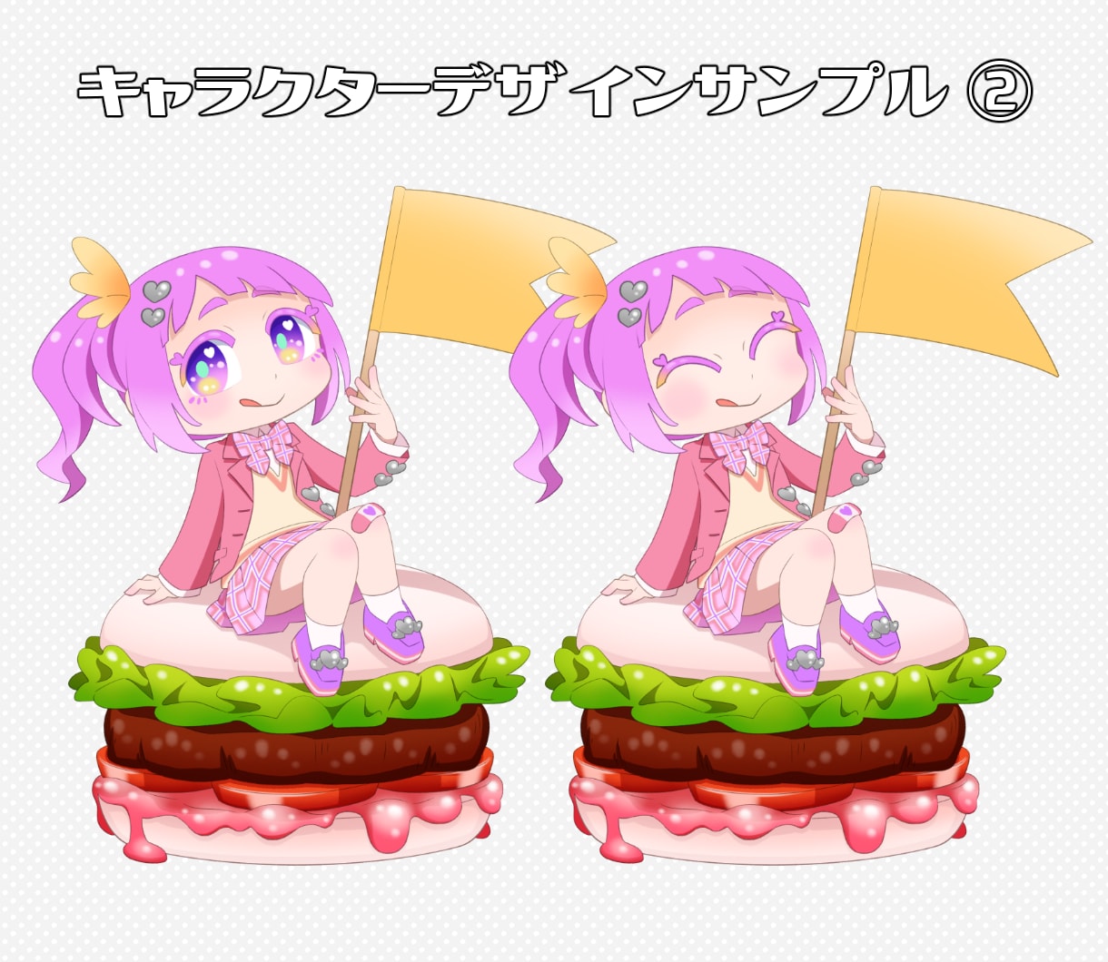 目を惹く★可愛いデフォルメキャラクター描きます 【商用可】アイコン、グッズ制作、立ち絵や配信画にどうぞ！ イメージ6