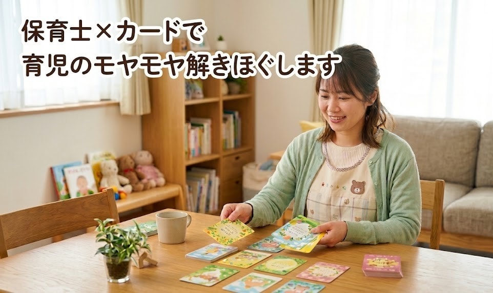 現役保育士がカードで育児のモヤモヤを解きほぐします オラクルカードと現役保育士の視点で、育児の不安を言葉にします イメージ1