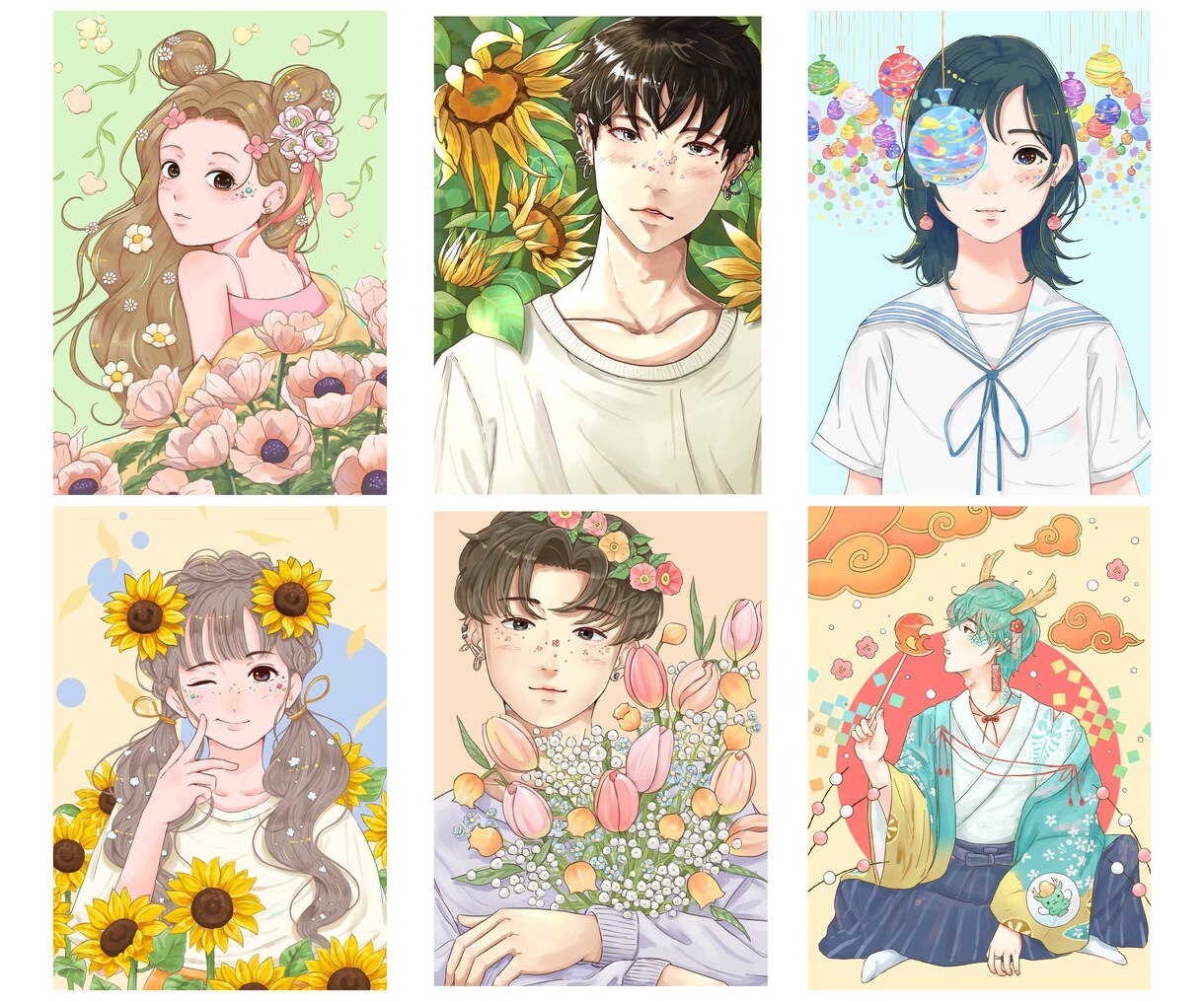 色鮮やかな個性輝くアイコンイラスト描きます 自分だけのアイコンが欲しい方へ イメージ5