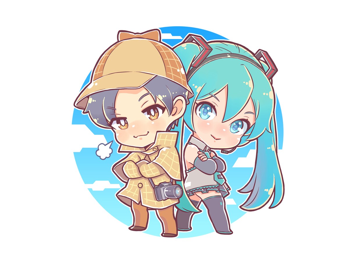 SNS用キャラアイコン描きます デザイン自由に対応いたします！他イラストも受付けます。 イメージ5