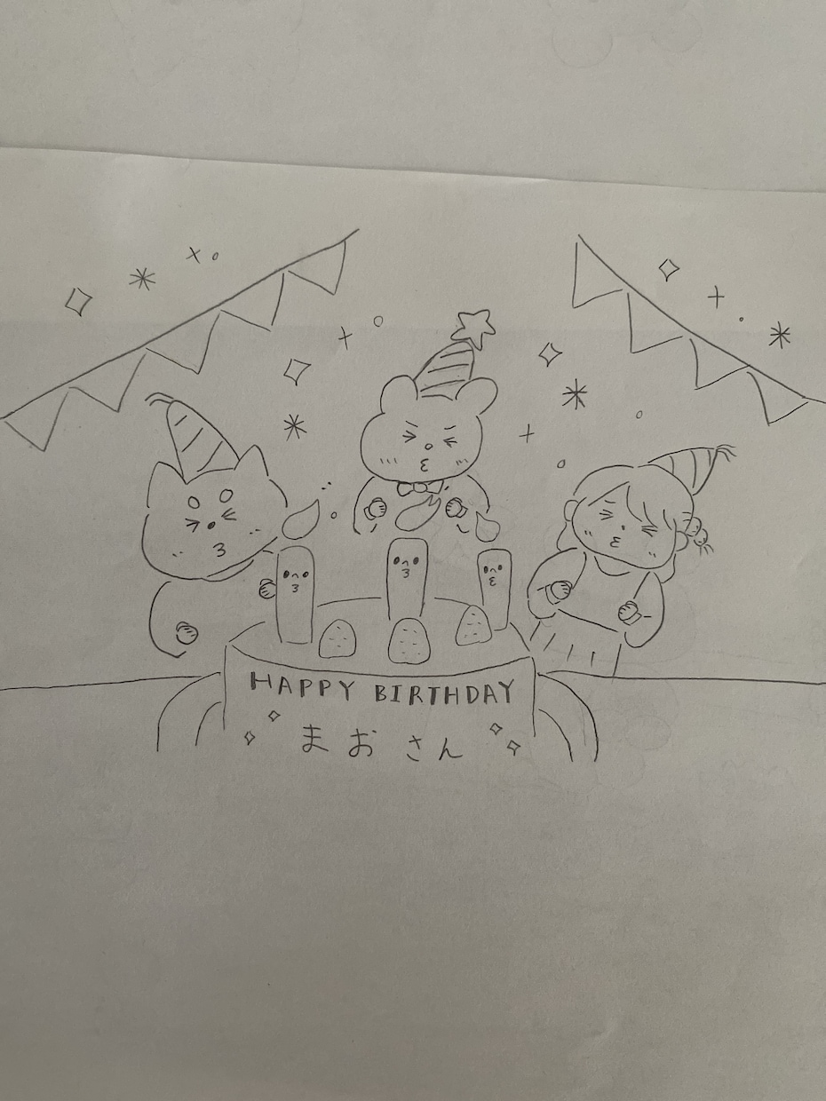 メッセージイラストを書きます 鉛筆✏️でのイラストで、メッセージイラストを描いてます。 イメージ3