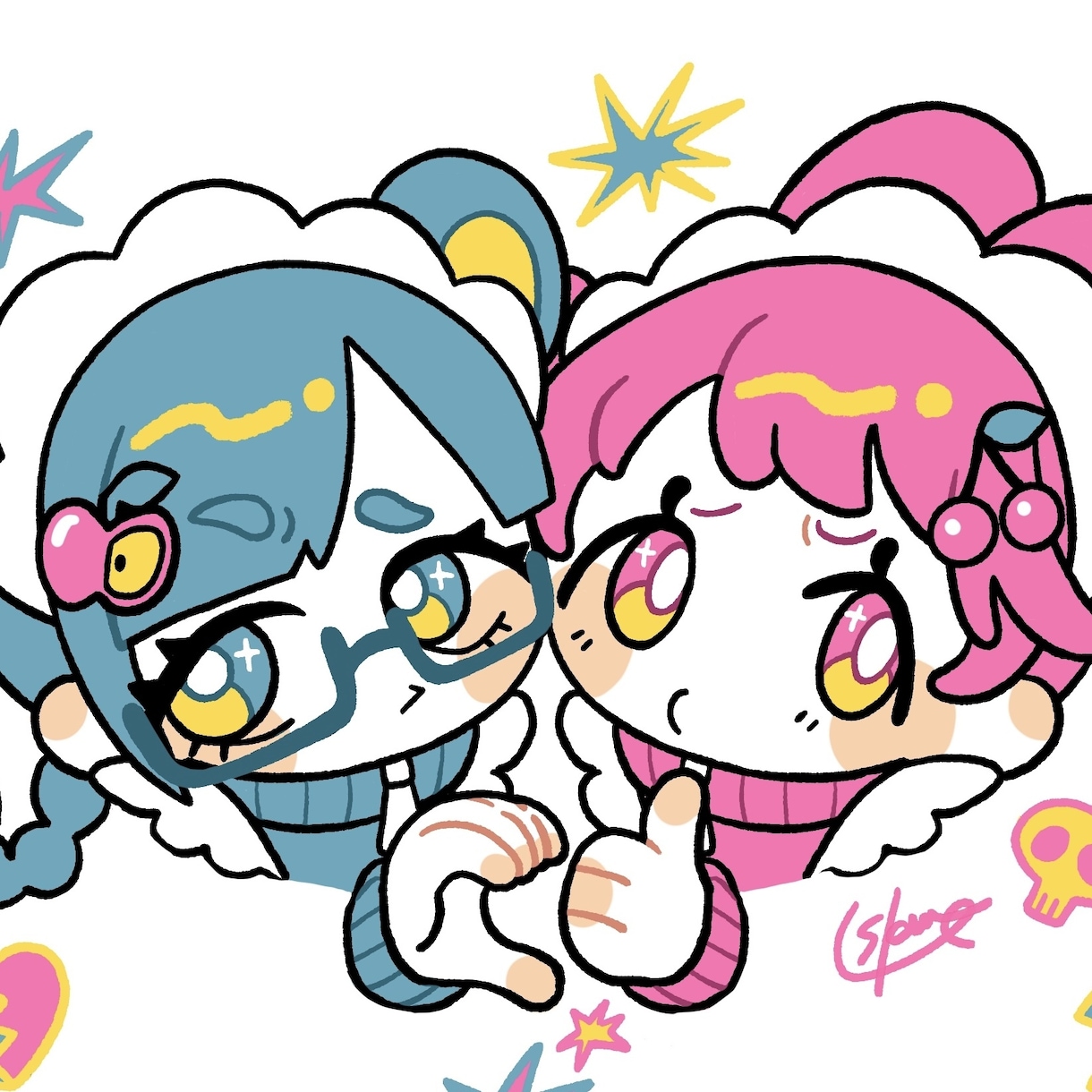 かわいいミニキャラアイコン描きます もちっとデフォルメキャラで可愛くアピール イメージ1