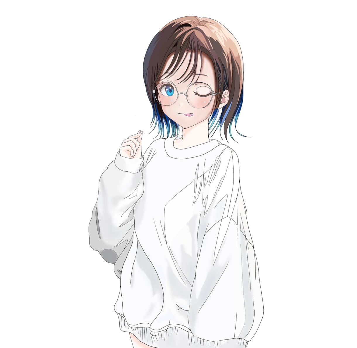毛束が命！【髪型２パターン】イラスト描きます 美しい髪にこだわりたい！理想のヘアスタイルをイラストで再現♪ イメージ3