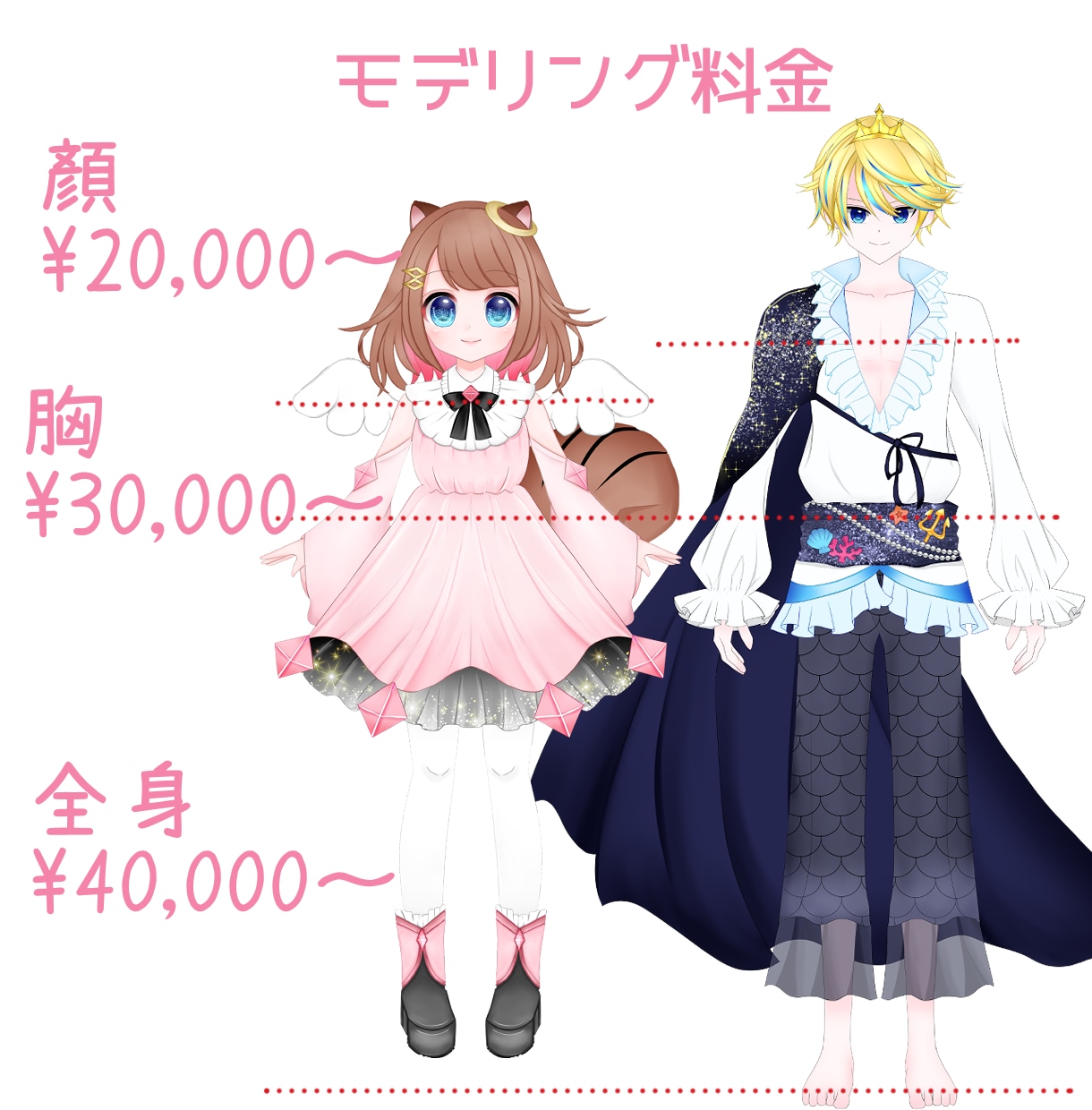 Vtuber向けのLive2Dモデリングをします Vtuberを初めてみたい人へ！丁寧にサポートします！ イメージ2