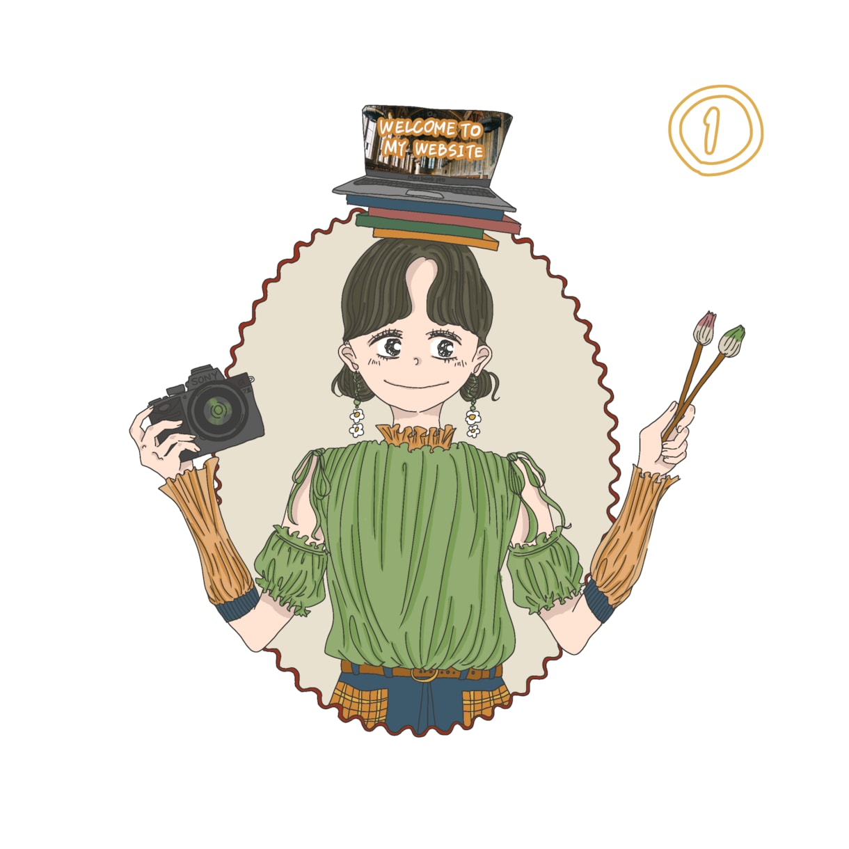SNSアイコンイラスト作成します 丁寧なヒアリングと書き込みでお気に入りの１枚を提供します^^ イメージ3