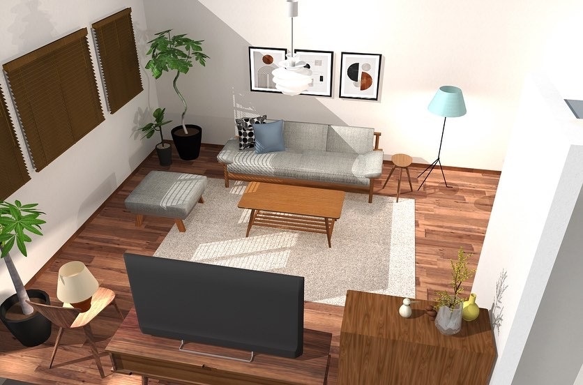 お家時間が楽しくなるお部屋をコーディネートします 3Dパース、アドバイス付きでわかりやすい！ イメージ9