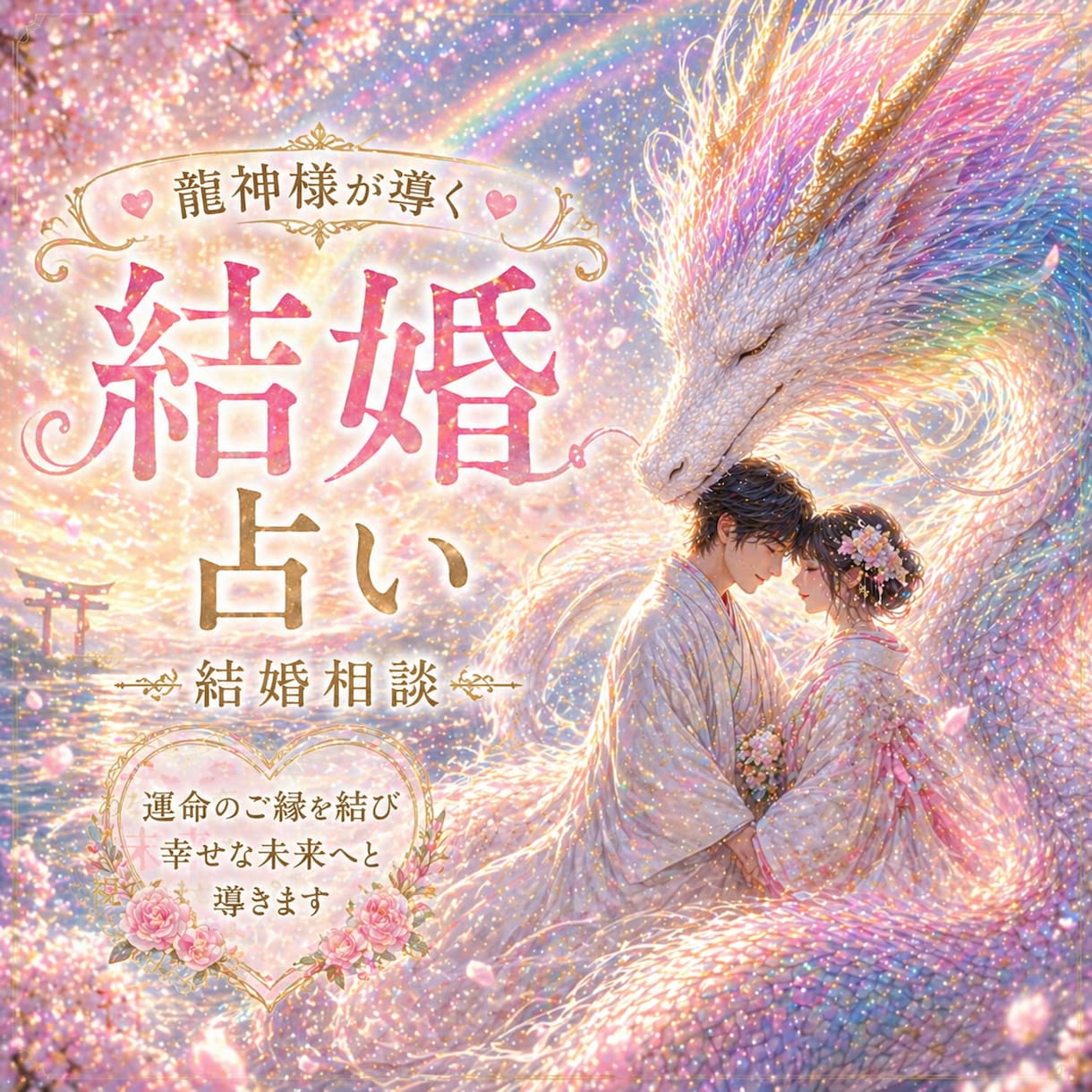 スピード鑑定10分OK❤️結婚運❤️を占います 出会い♡パートナーの気持ち♡結婚後の運勢♡ イメージ1