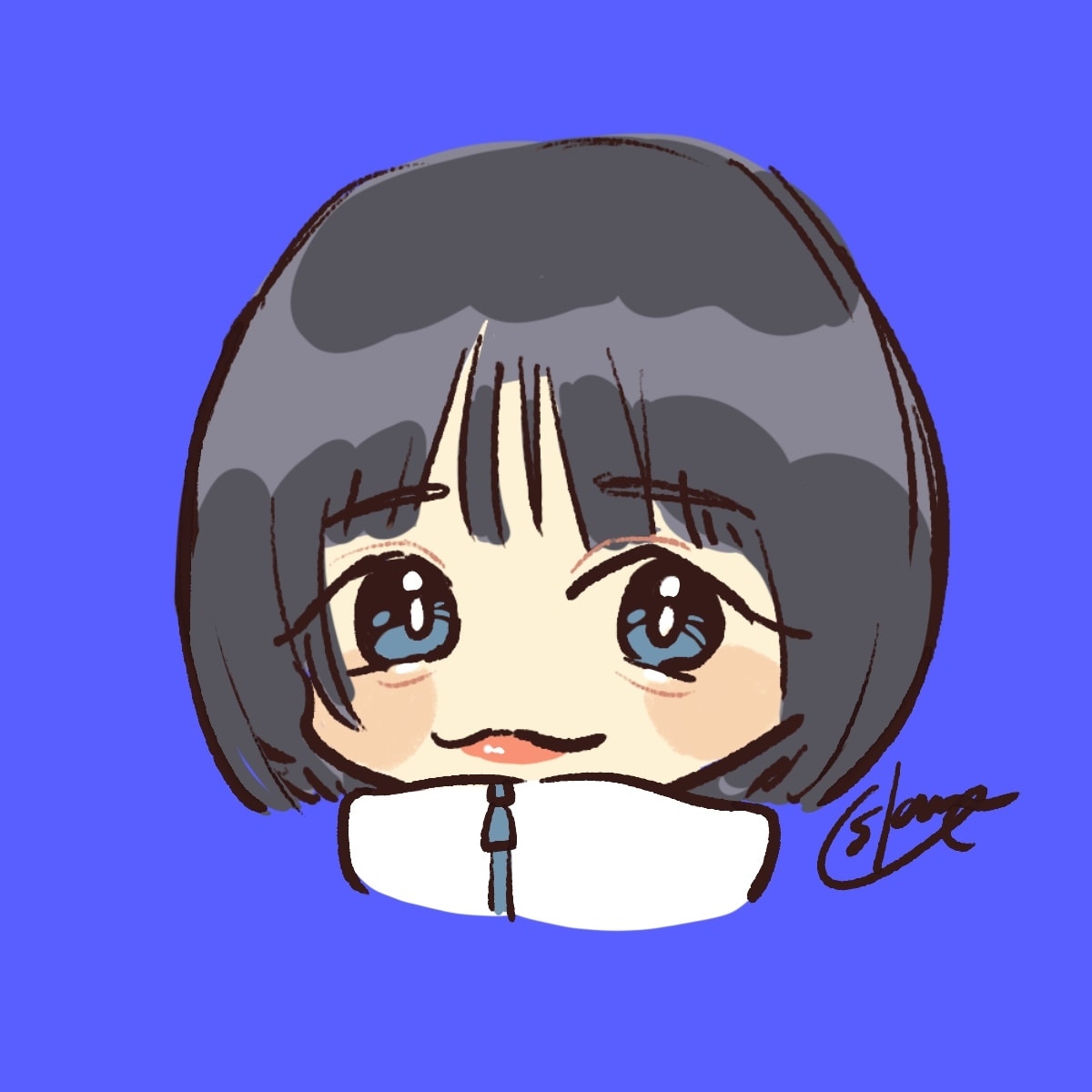 ポップでかわいい似顔絵制作します もちっとミニキャラ風で目を惹くイラスト イメージ1