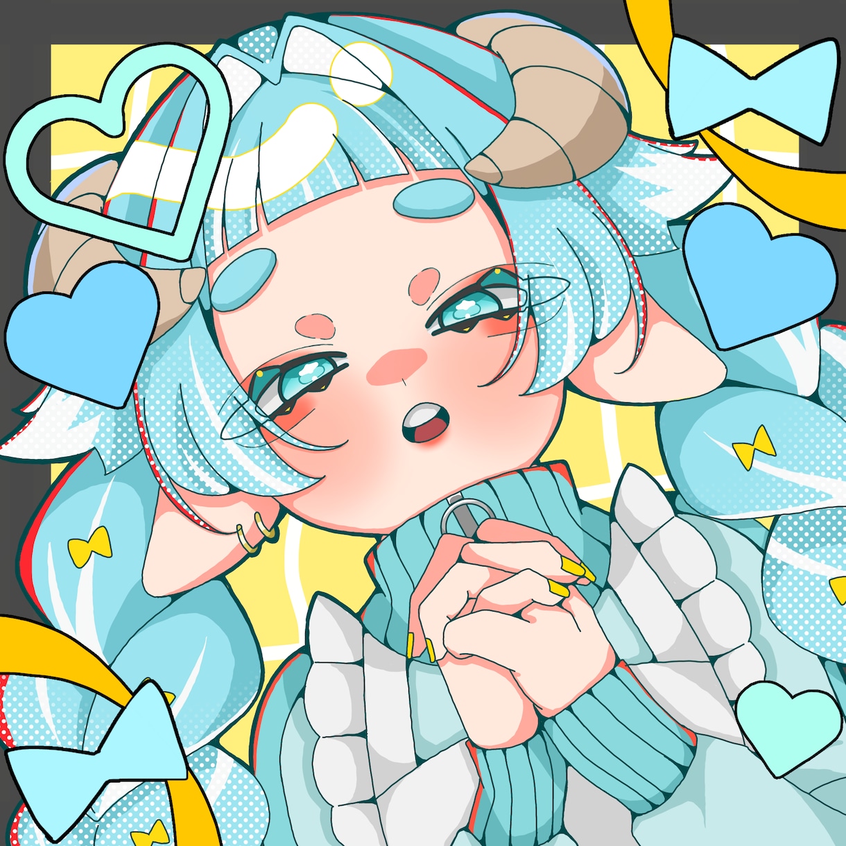 アイコン作成を承っております かわいいイラスト作ります✨️ポップで可愛いが得意です‼️ イメージ2