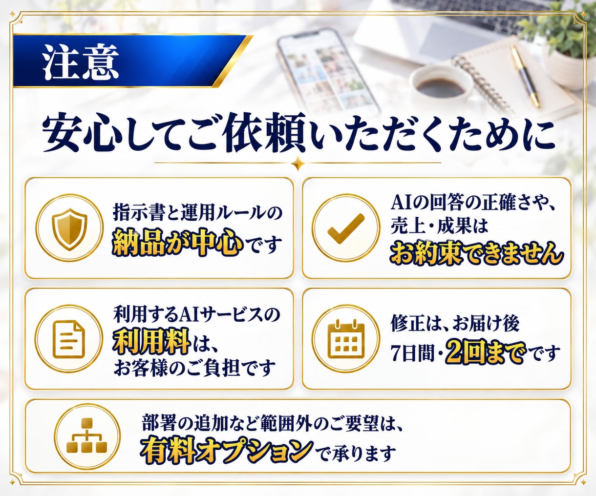 5部署分！AI社員の指示書を一式作成します 部署ごとの指示書・運用ルール・手順書を、まとめて納品 イメージ8