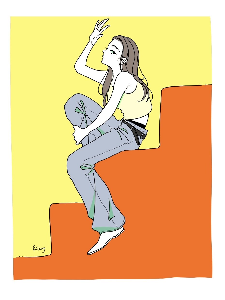 シンプルオシャレな人物イラスト描きます ファッション・ライフスタイルが伝わる人物イラスト描きます。 イメージ3