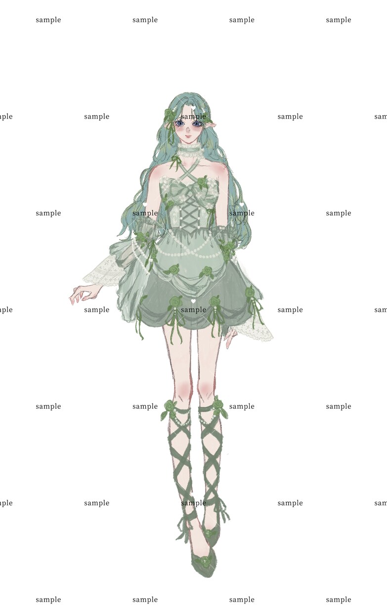 かわいい・綺麗な女の子、ショタを描きます 商用利用可能！オリキャラの1枚絵、ヘッダーなどイラスト イメージ6