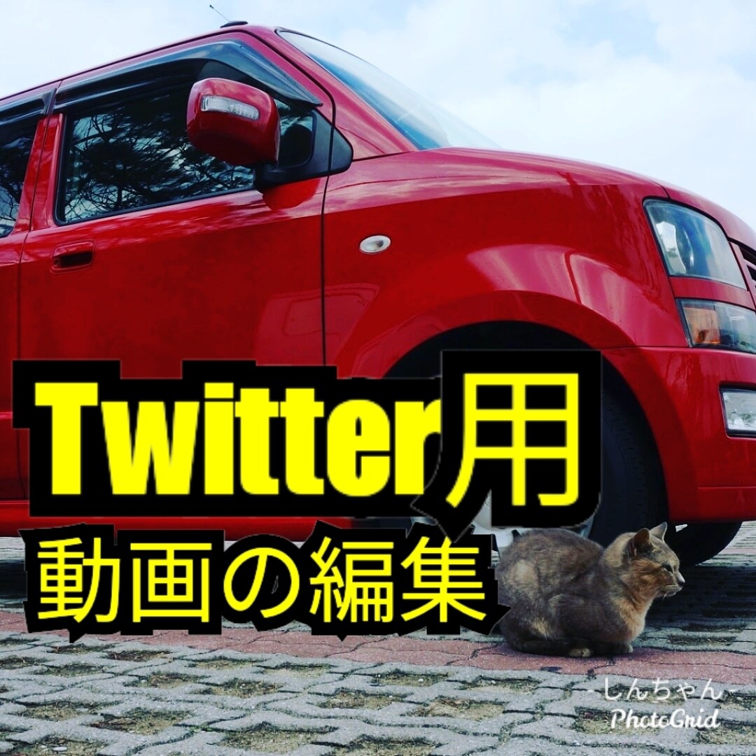 あなたの代わりにTwitter用の動画作成します あなたの素材をTwitter用に編集します イメージ1
