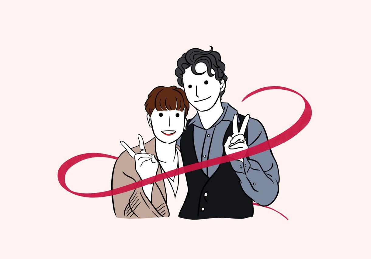 シンプルおしゃれなイラスト描きます SNSのアイコンやプレゼントに！ イメージ3