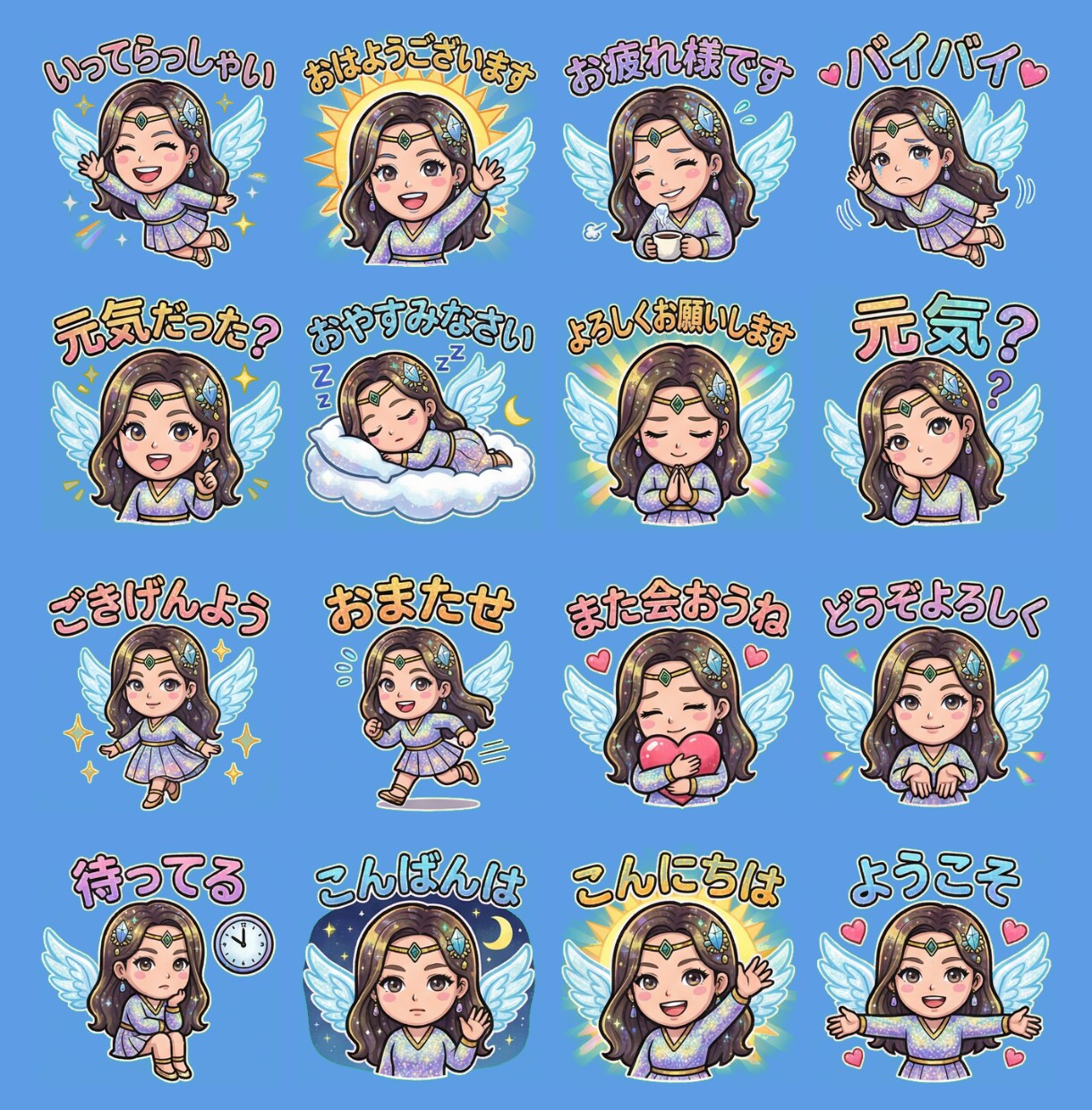 写真からキャラ化！LINEスタンプ40個作ります 修正無制限＆セリフ相談OKで安心対応！ イメージ2
