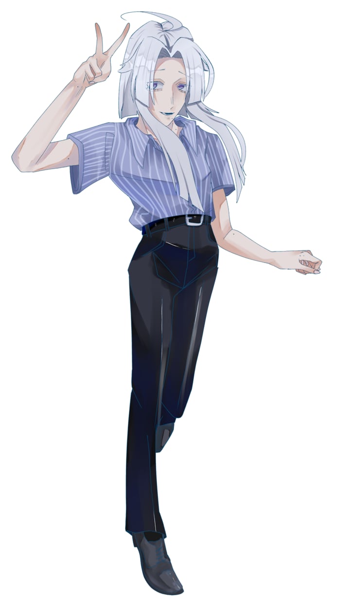 TRPGに使えるかも！成人男性の立ち絵を描きます 立ち絵だよ！TRPGとかに使えるかも。表情差分は要相談 イメージ4