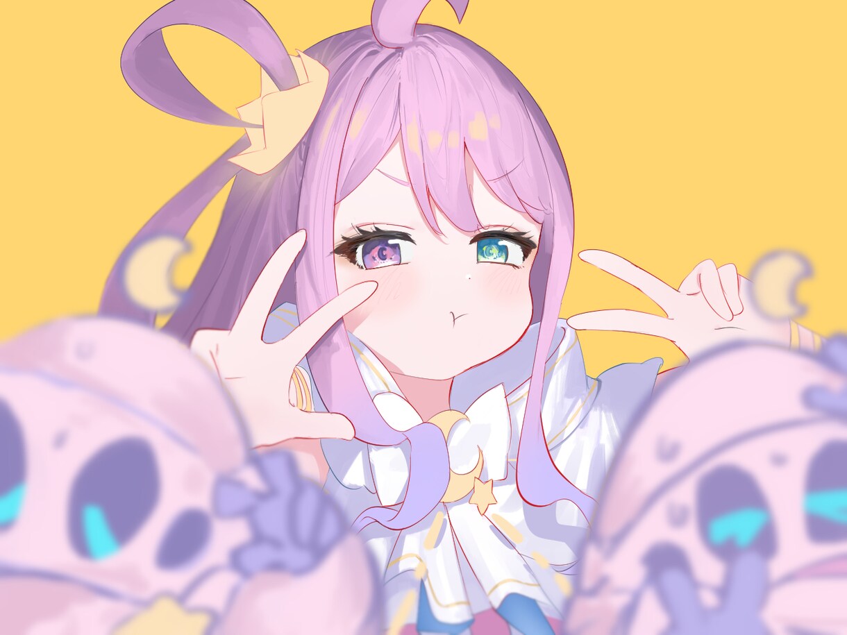 立ち絵、一枚絵、アイコン、背景制作してます 配信、ゲーム、SNSで使えるイラスト制作しています。 イメージ4