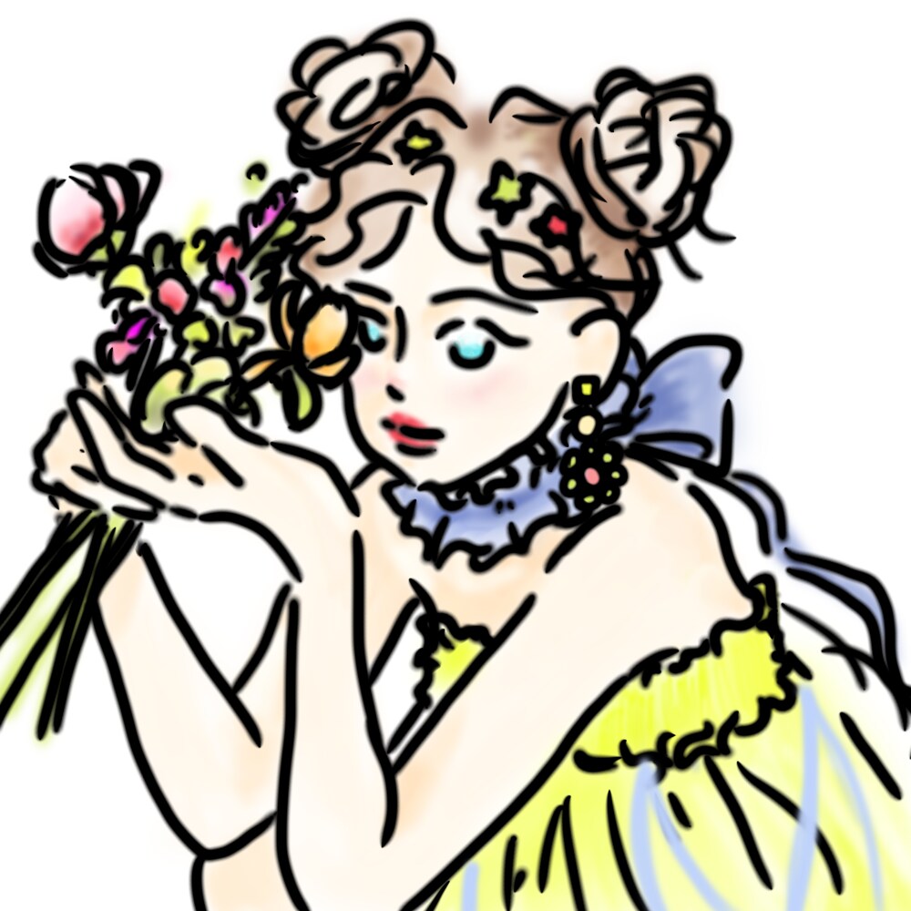 ふんわり線画の似顔絵風イラスト描きます ◎カラーOK◎SNSアイコンやプレゼントにオススメ イメージ1