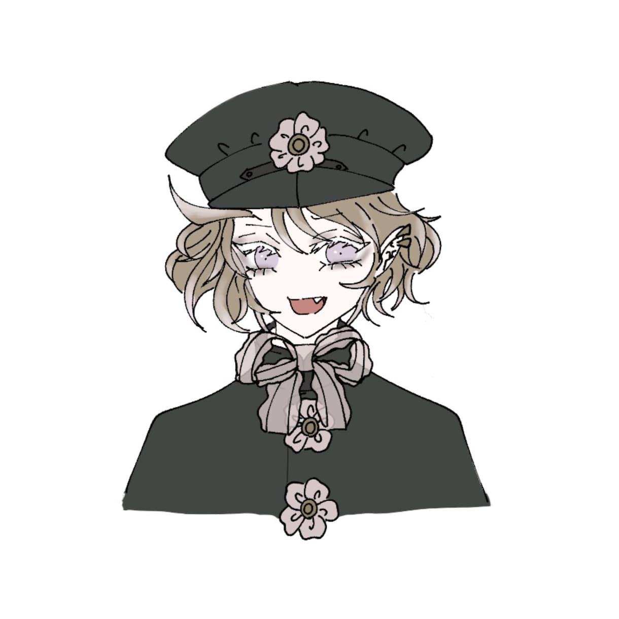 ミニキャラ、アイコンお描きします ゆるゆる色素薄めなキャラクター、似顔絵お描きします。 イメージ3