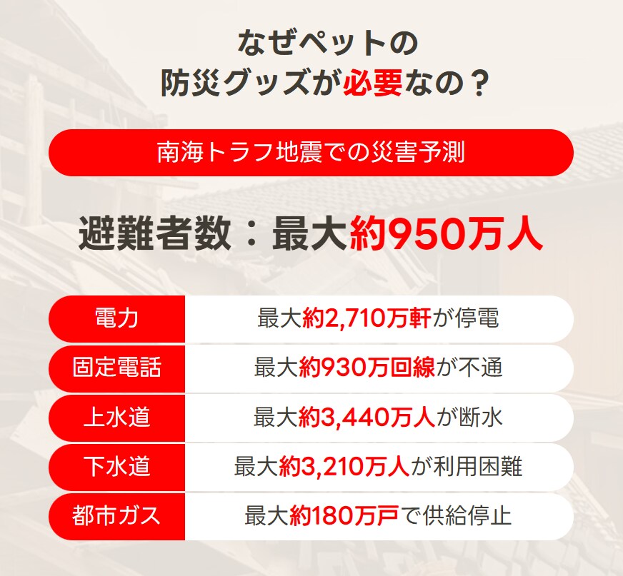 いざという時どこへ向かえばいいのか調べます 家族とペットを守る「地域別避難先リスト作成」サービス イメージ4