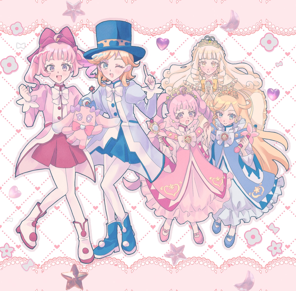 貴方のキャラクターを可愛いく描きます 可愛いモチーフ背景や衣装を描くのが得意です！ イメージ4