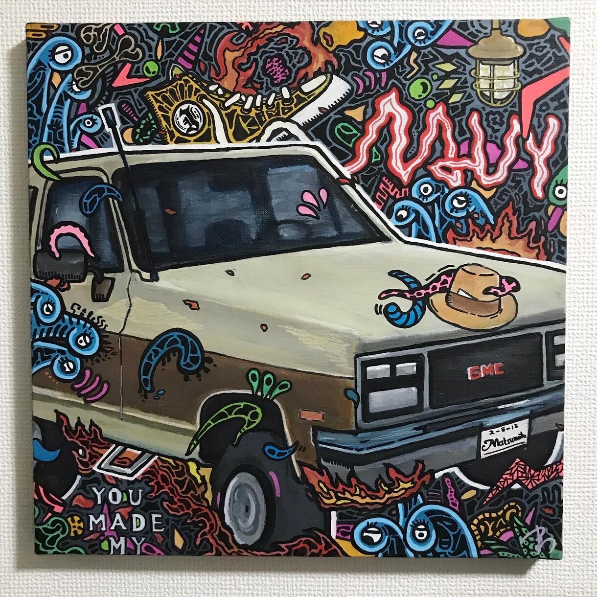 お客様の愛車、描かせていただきます ( キャンバスアート　〜プレゼントや観賞用に〜) イメージ2