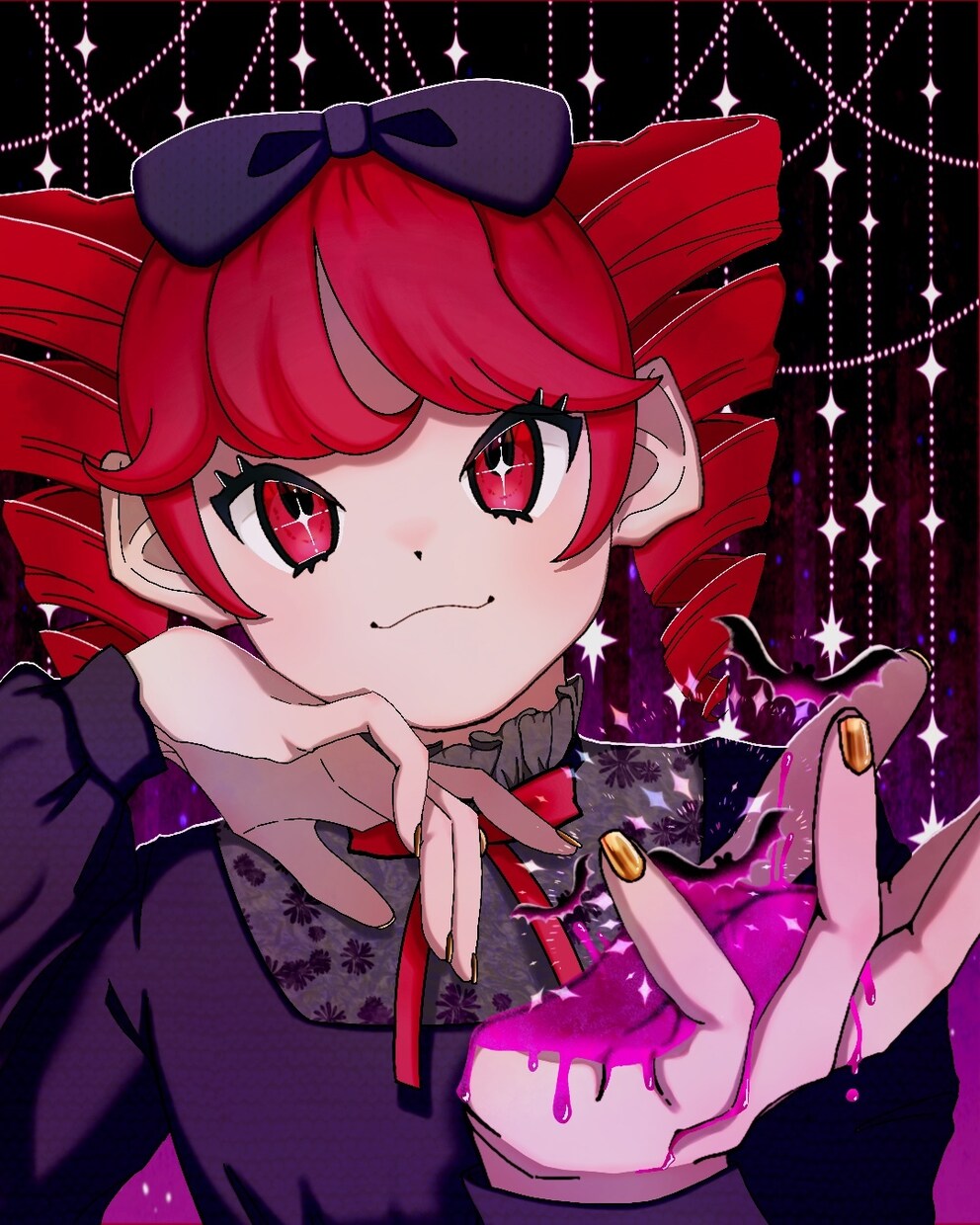 あなたのオリキャラでSNSアイコンを描きます オリキャラのお顔からバストまでのイラストを描きます！ イメージ1