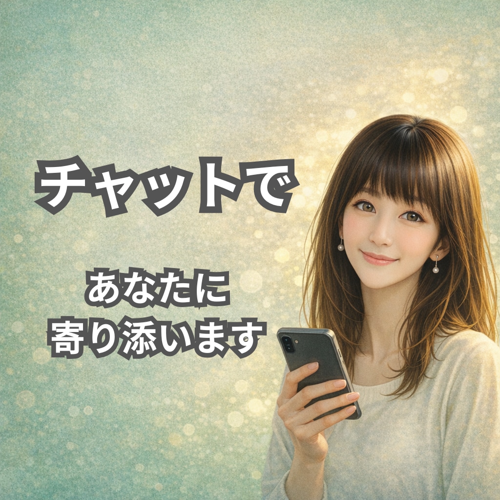 30分間気軽にチャットで気持ち、お聞きします 言葉にならない気持ち、ここでほどいてみませんか イメージ1