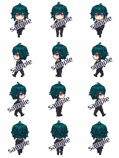 キャラチップ・ドット絵を制作します オリジナルのキャラチップや歩行グラフィックが必要な時に イメージ3