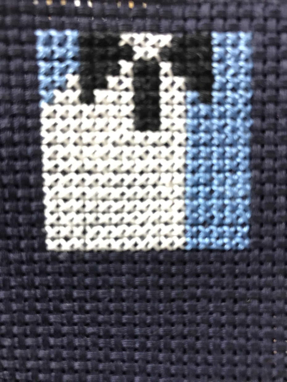 キャラクターイメージのクロスステッチ図案考えます ユニフォームや衣装を可愛く刺繍！ イメージ1