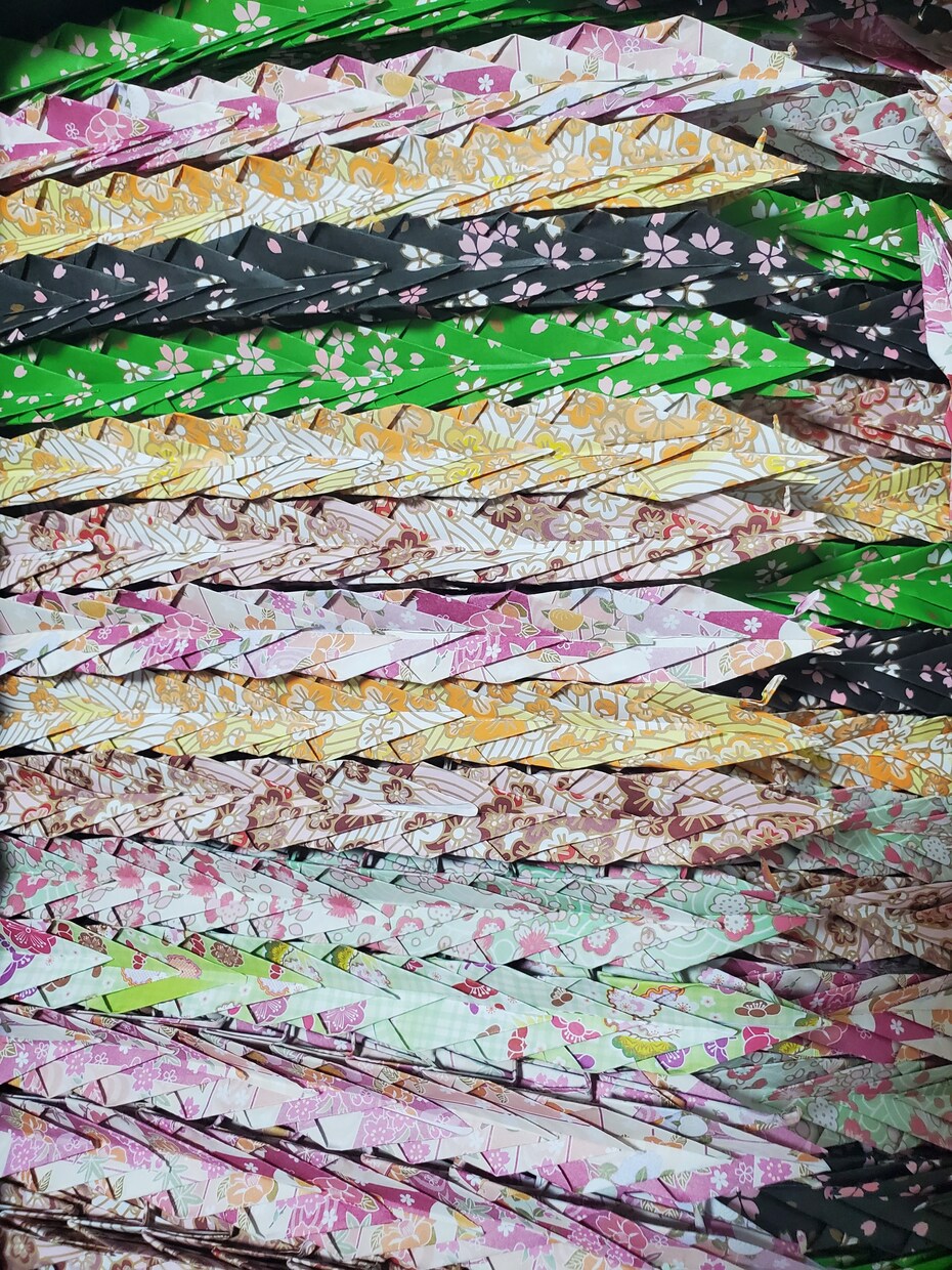 NEW✿オーダーメイド✤折り鶴シャワー承ります 折り鶴シャワーオリジナルサイズ✤結婚式アクセサリーパーツ イメージ6