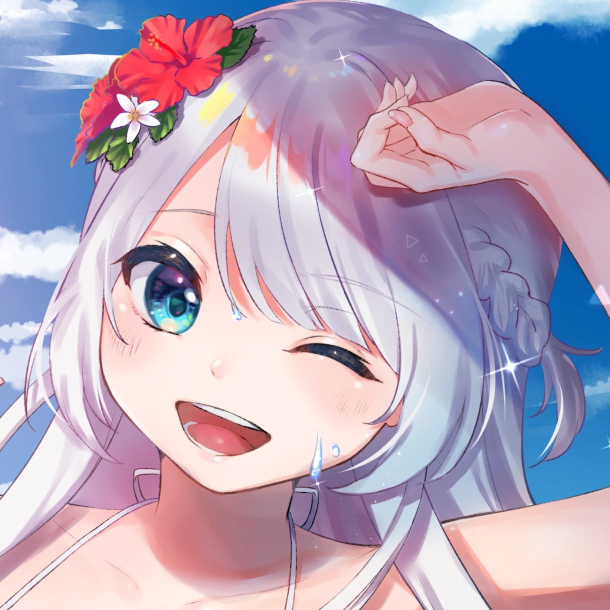 SNSアイコン作成いたします 女性キャラクターが得意です。可愛いアイコンお描きします。 イメージ3