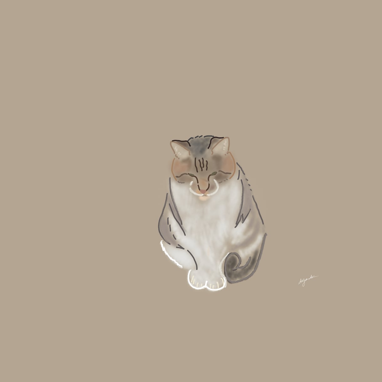 あなたのペットの似顔絵作成します トレースだからこそ出るあたたかみをお楽しみいただけます！ イメージ1