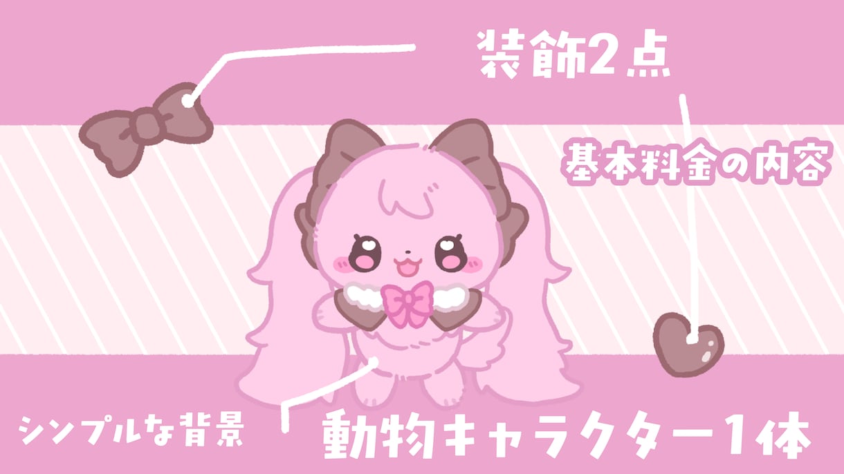 動物・マスコットの可愛いループ動画など作成します 人物キャラの動物化もOK！マスコットのおともで配信を素敵に！ イメージ2