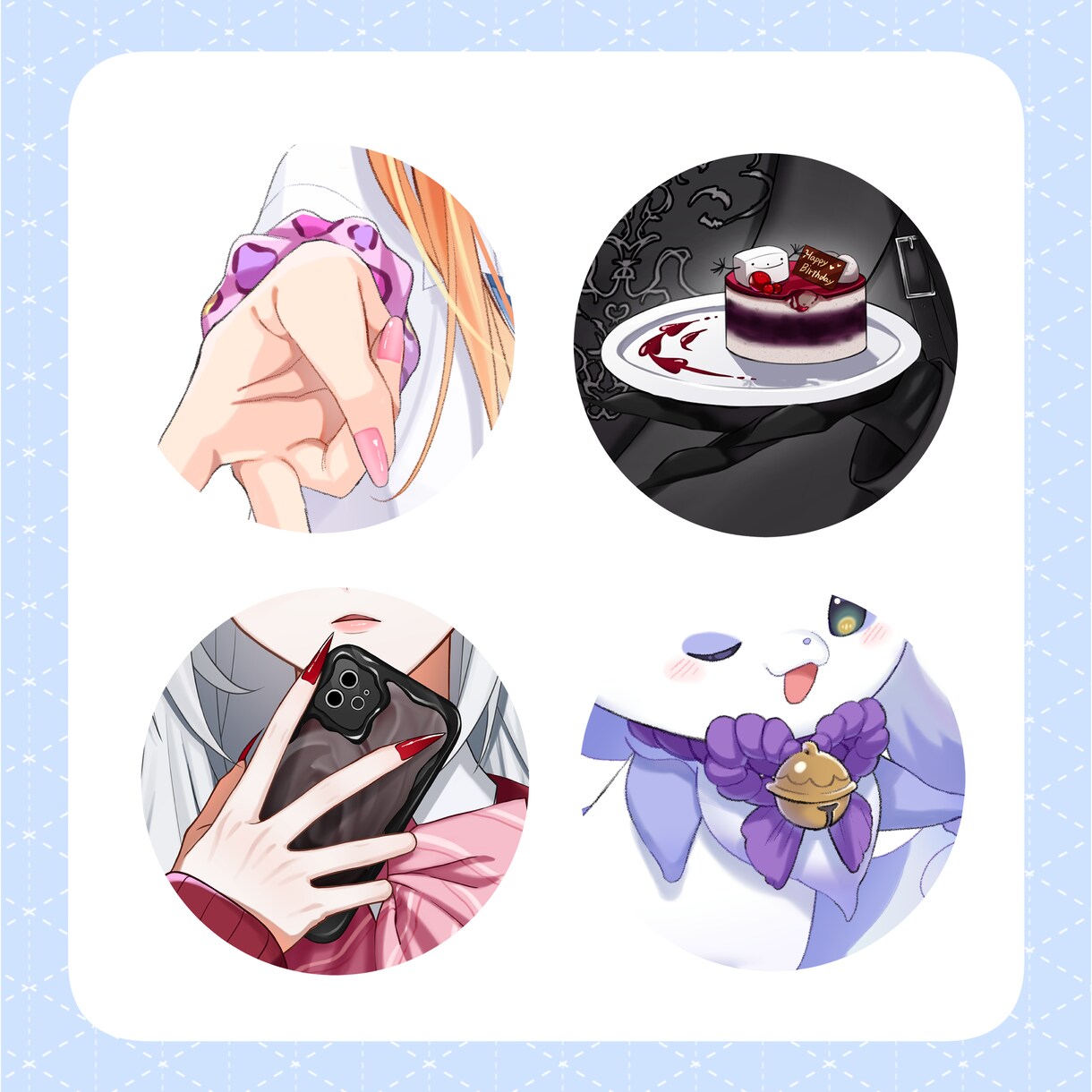 一枚絵、アイコン、立ち絵イラストなど制作します キャラクターの特徴を捉えて魅力を最大限に表現します イメージ6
