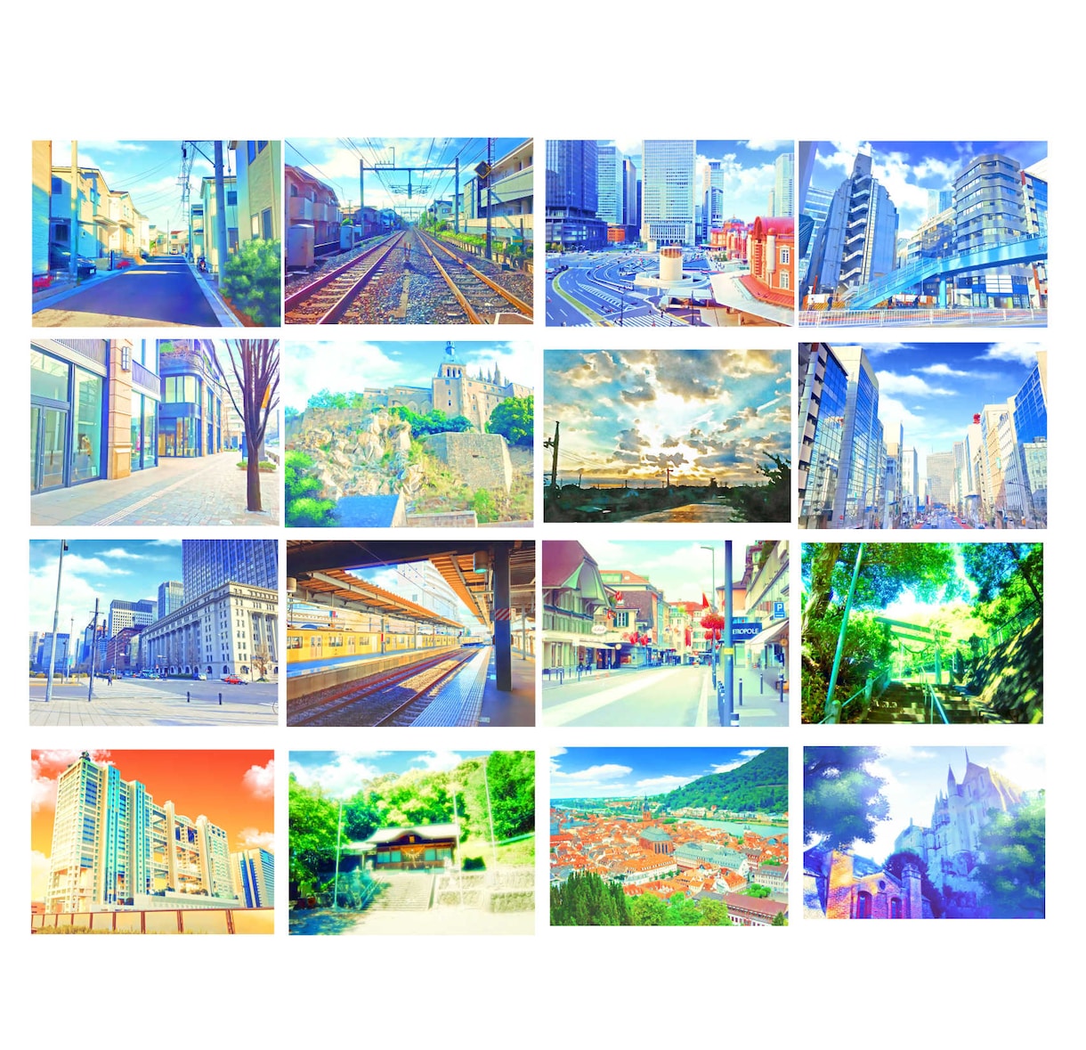 お手持ちの風景写真をアニメイラスト風に加工します 漫画やイラスト、ゲームなどの背景にいかがでしょうか？ イメージ3