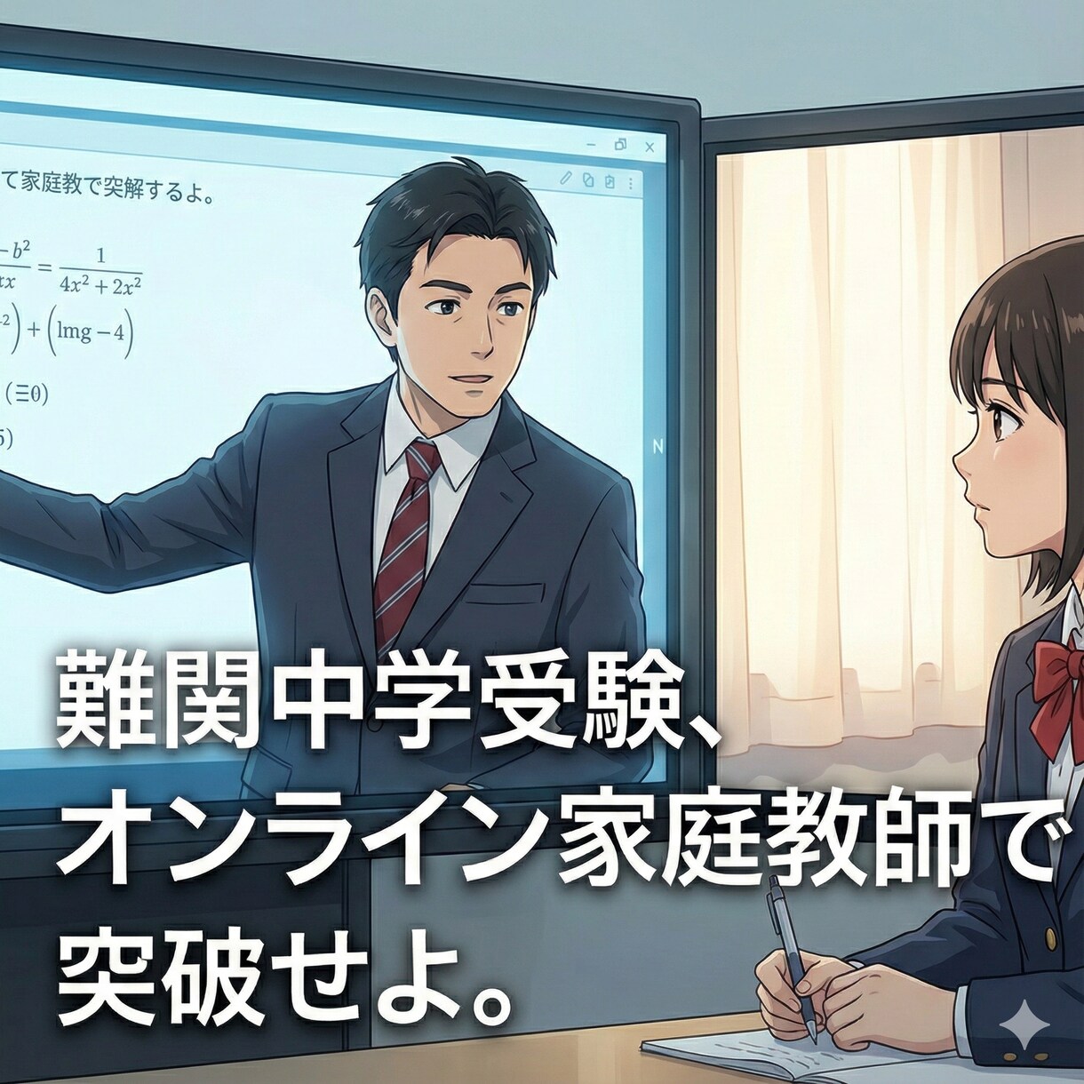 現役医学部講師が難関中学受験を指導します 難関校突破の医学部生が指導！算数、理科の成績を底上げします イメージ1