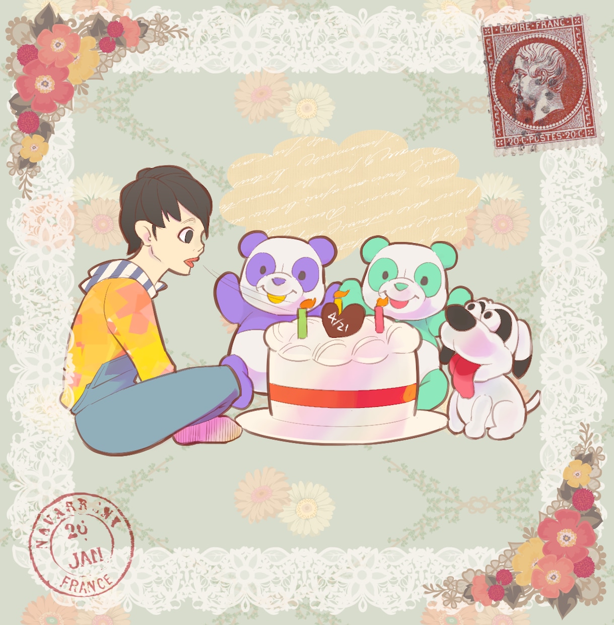 記念日イラスト観賞用イラスト描きます 個人的に見るためのイラスト描きます イメージ6